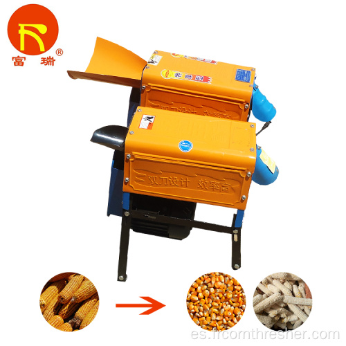 Trituradora de maíz de tamaño mini con capacidad de 800 kg / h
